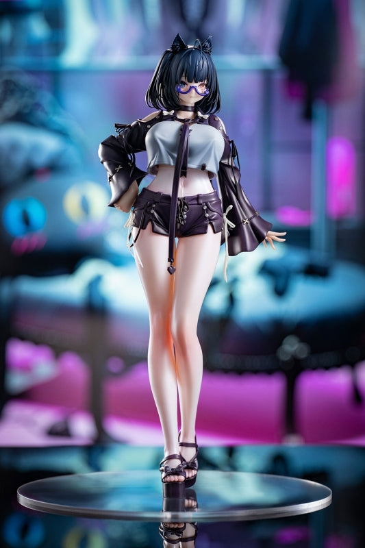 (Bishojo Figure) "Heichazi is having trouble choosing stockings in a fitting room" illustrated by dK.senie 1/6 Complete Figure {Bonus: Card, Stockings}