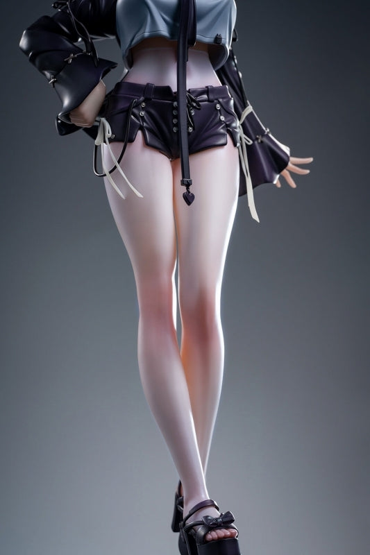 (Bishojo Figure) "Heichazi is having trouble choosing stockings in a fitting room" illustrated by dK.senie 1/6 Complete Figure {Bonus: Card, Stockings}