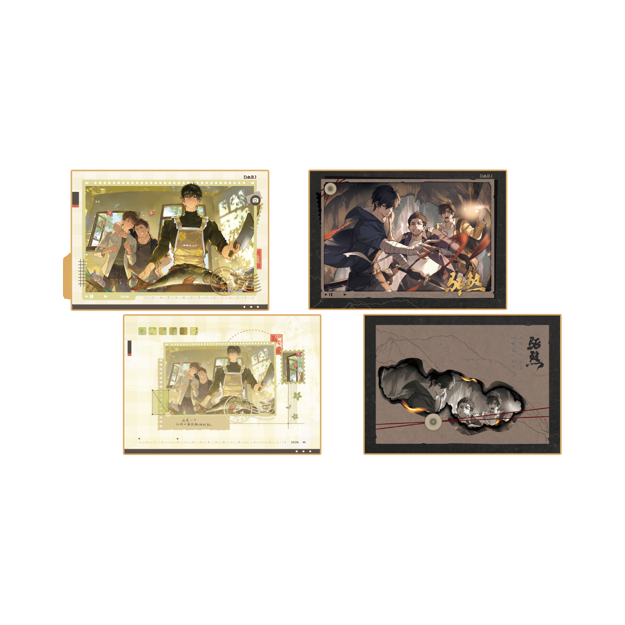 (Goods - Card) The Lost Tomb (Daomu Biji) 2026 Fes Dangerous Blades Series Photo Card Set