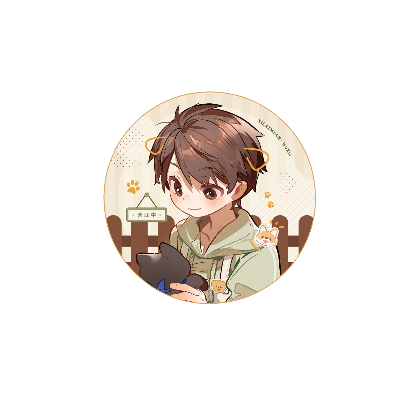 (Goods - Badge) The Lost Tomb (Daomu Biji) 2026 Fes Xilaimian Series Button Badge Wu Xie