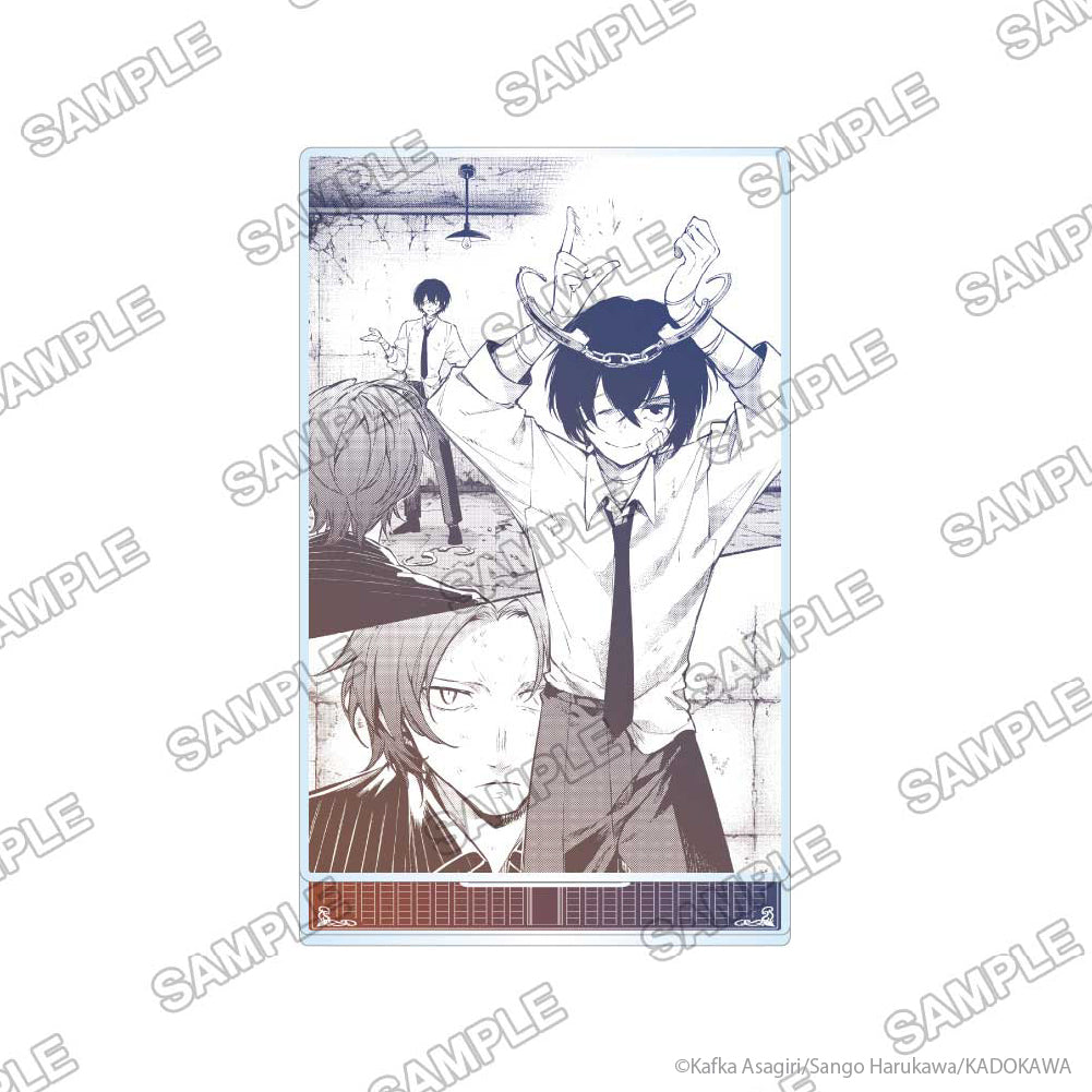 (Goods - Acrylic Stand) Bungo Stray Dogs - The Day I Picked Up Dazai Illustration Acrylic Stand - Dazai Osamu & Oda Sakunosuke