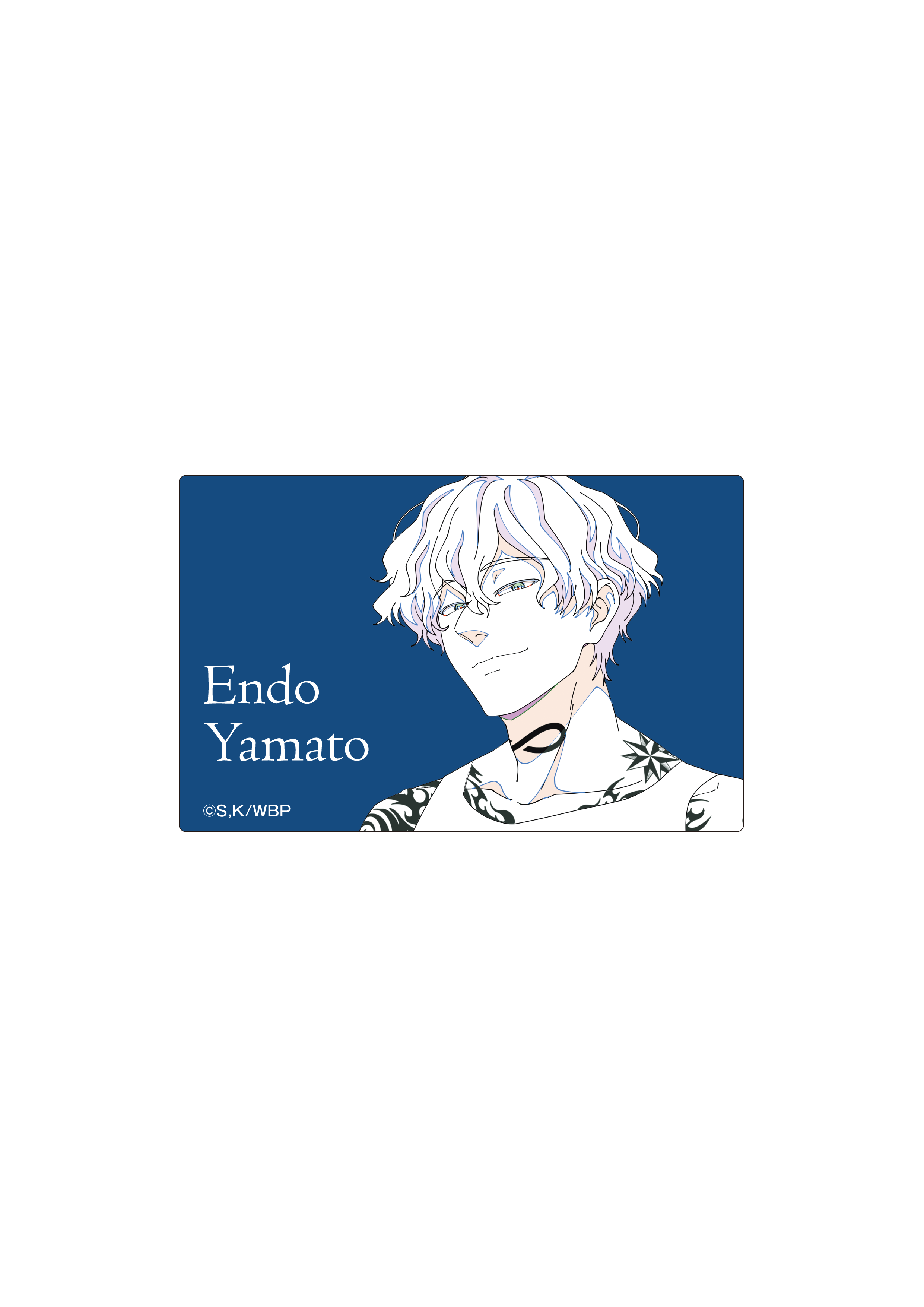 (Goods - Card) WIND BREAKER Season 2 Key Animation Art Acrylic Card (Yamato Endo)