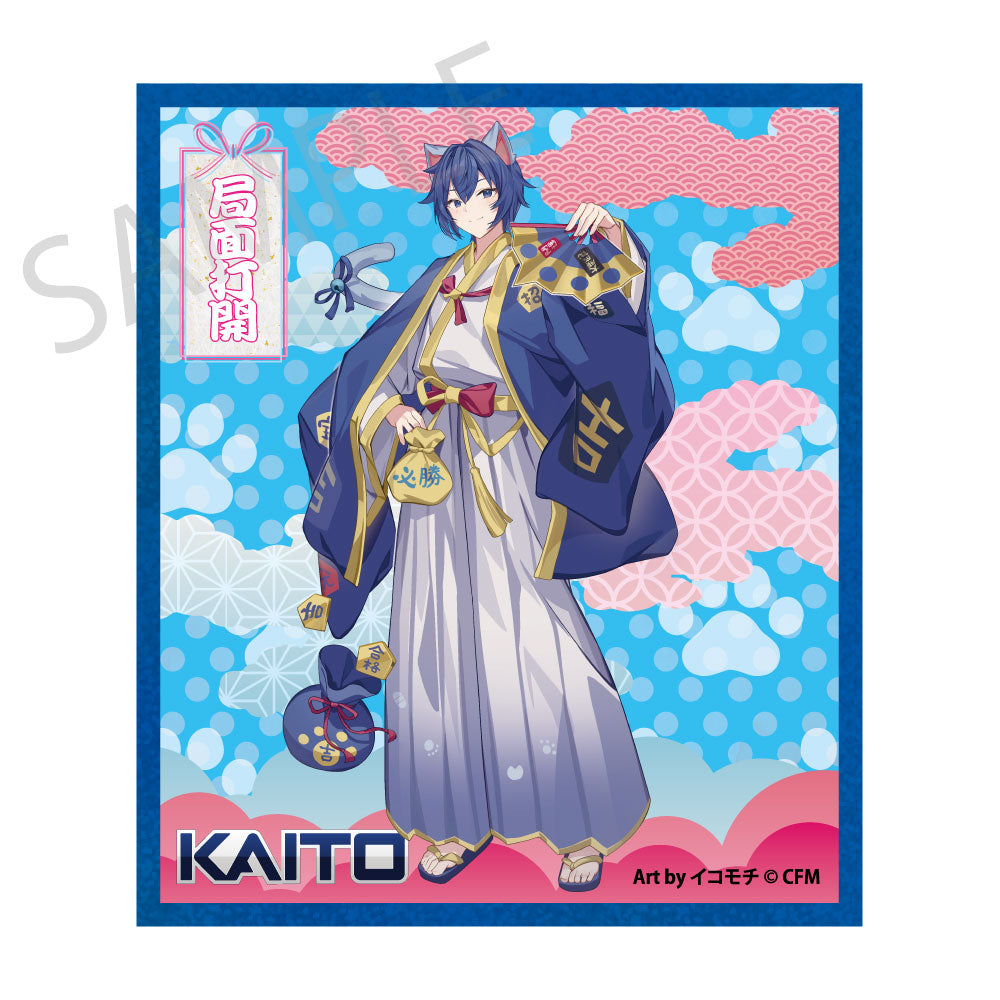 (Goods - Art Board) Hatsune Miku x Lucky Cat x Midsummer Kumagaya Acrylic Art Board KAITO Art by Icomochi