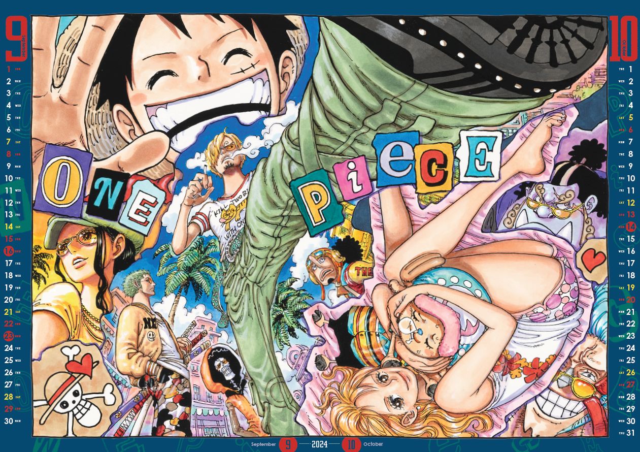 (Goods - Calendar) ONE PIECE Comic Calendar (Large) 2024