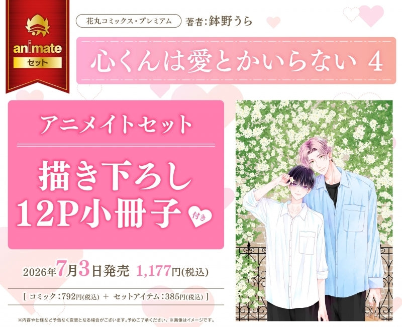 (Book - Comic) Kokoro-kun Doesn’t Need Love (Kokoro-kun wa Ai toka Iranai) Vol.4