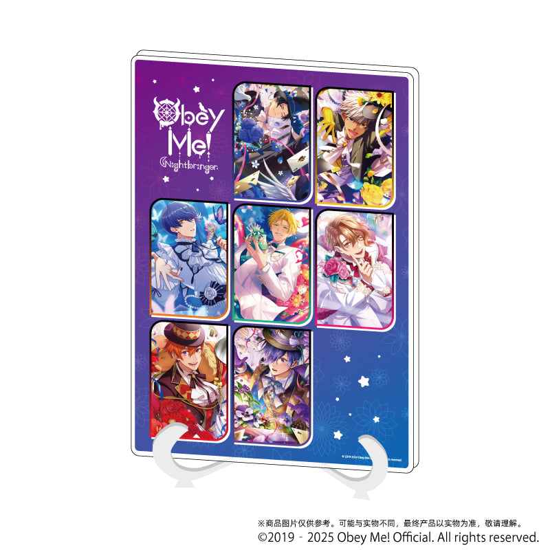 (Goods - Art Board) Obey Me! Nightbringer Acrylic Art Board (A5 Size) 05 - Assembly Design (Official Art)