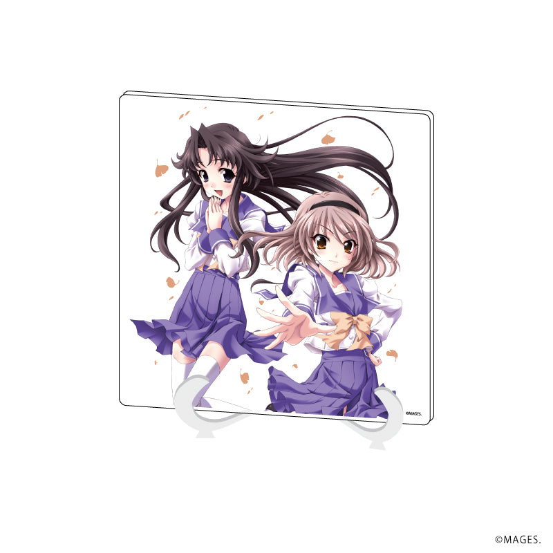 (Goods - Ornament) Acrylic Art Board Memories Off Series 04 - Chisa Hakozaki & Ririsu Toomine (Official Art)