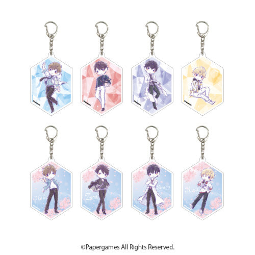 (1BOX=8)(Goods - Key Chain) Mr. Love: Queen's Choice Acrylic Key Chain "Love & Producer ~ EVOL x LOVE ~" 01 (Graffart)