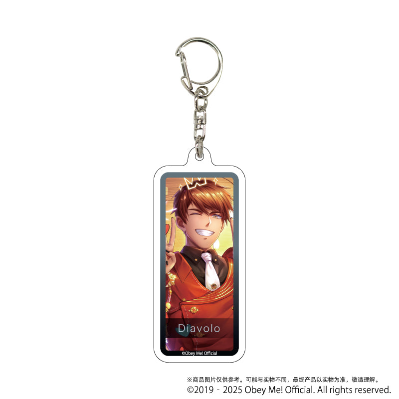 (1BOX=5)(Goods - Key Chain) Acrylic Key Chain Obey Me! 05 (5 Types Total)