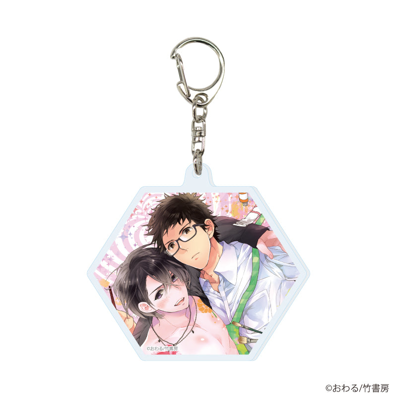 (Goods - Key Chain) Owal Acrylic Key Chain 01 - Junjou Bitch, Hatsukoi Kei