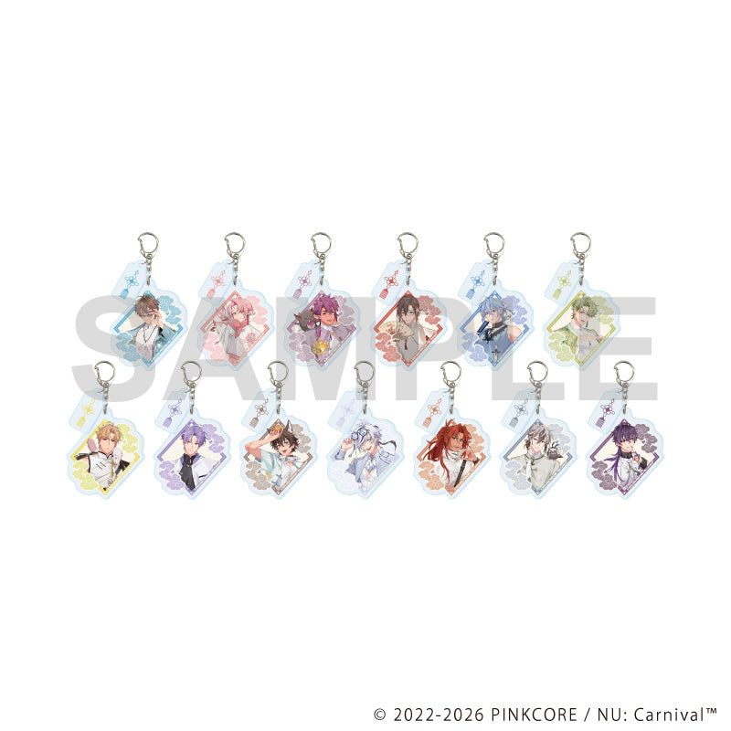 (1BOX=13)(Goods - Keychain) NU: Carnival Acrylic Keychain w/ Charm 01 (Exclusive Art)