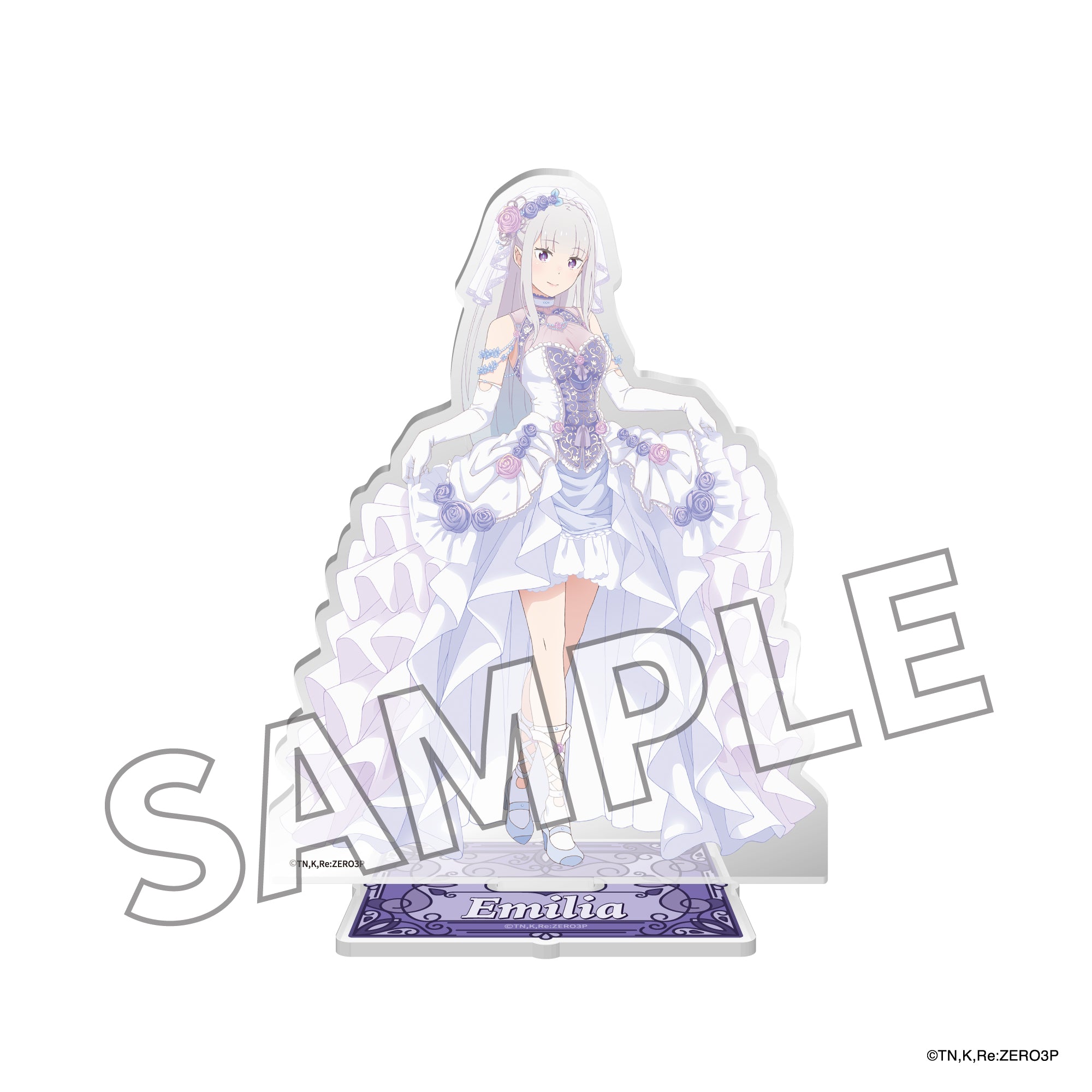 (Goods - Stand Pop) Re:ZERO - Starting Life in Another World Acrylic Stand Figure Wedding ver. Emilia