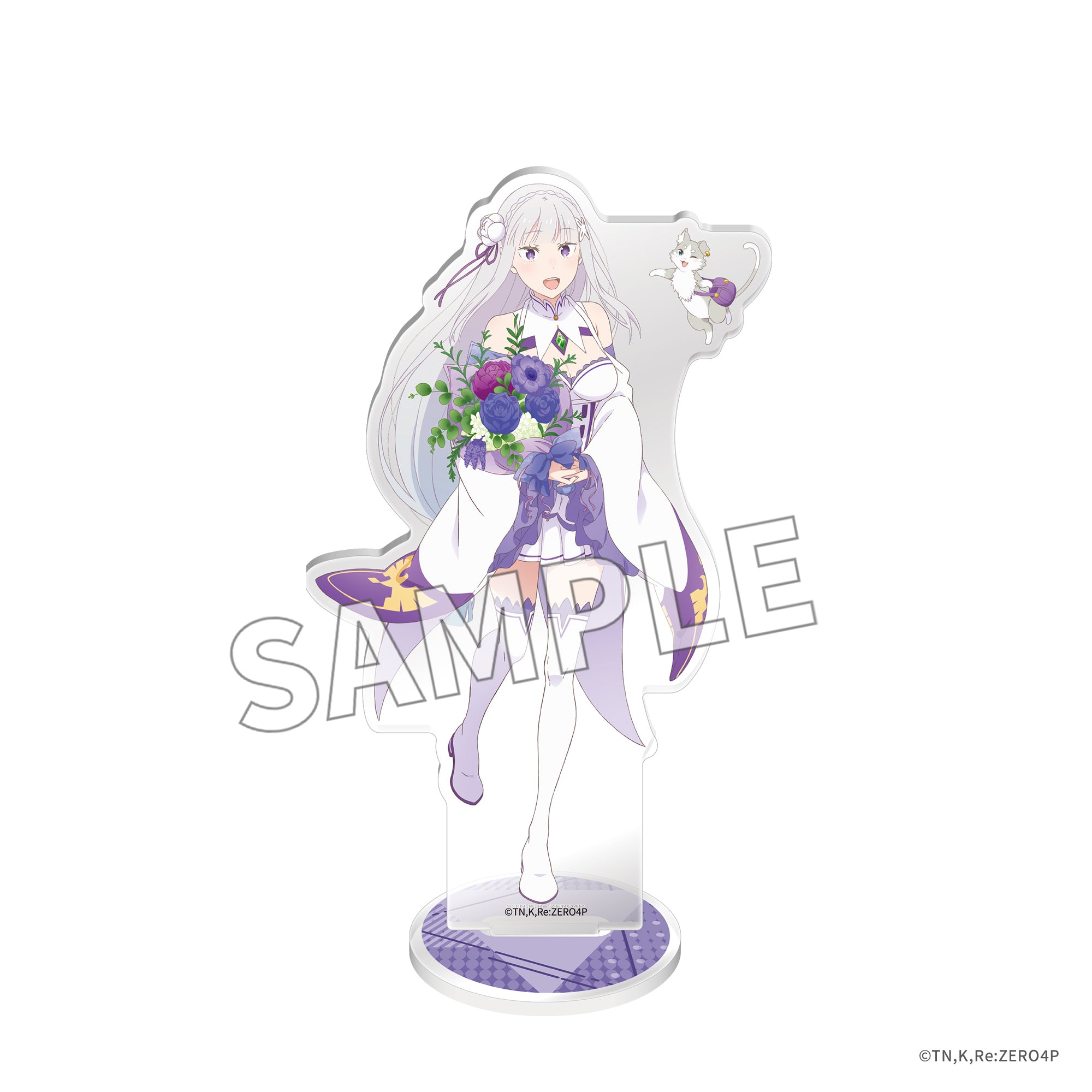 (Goods - Acrylic Stand) Re:ZERO -Starting Life in Another World- Acrylic Stand  Flower ＆ Balloon ver. - Emilia