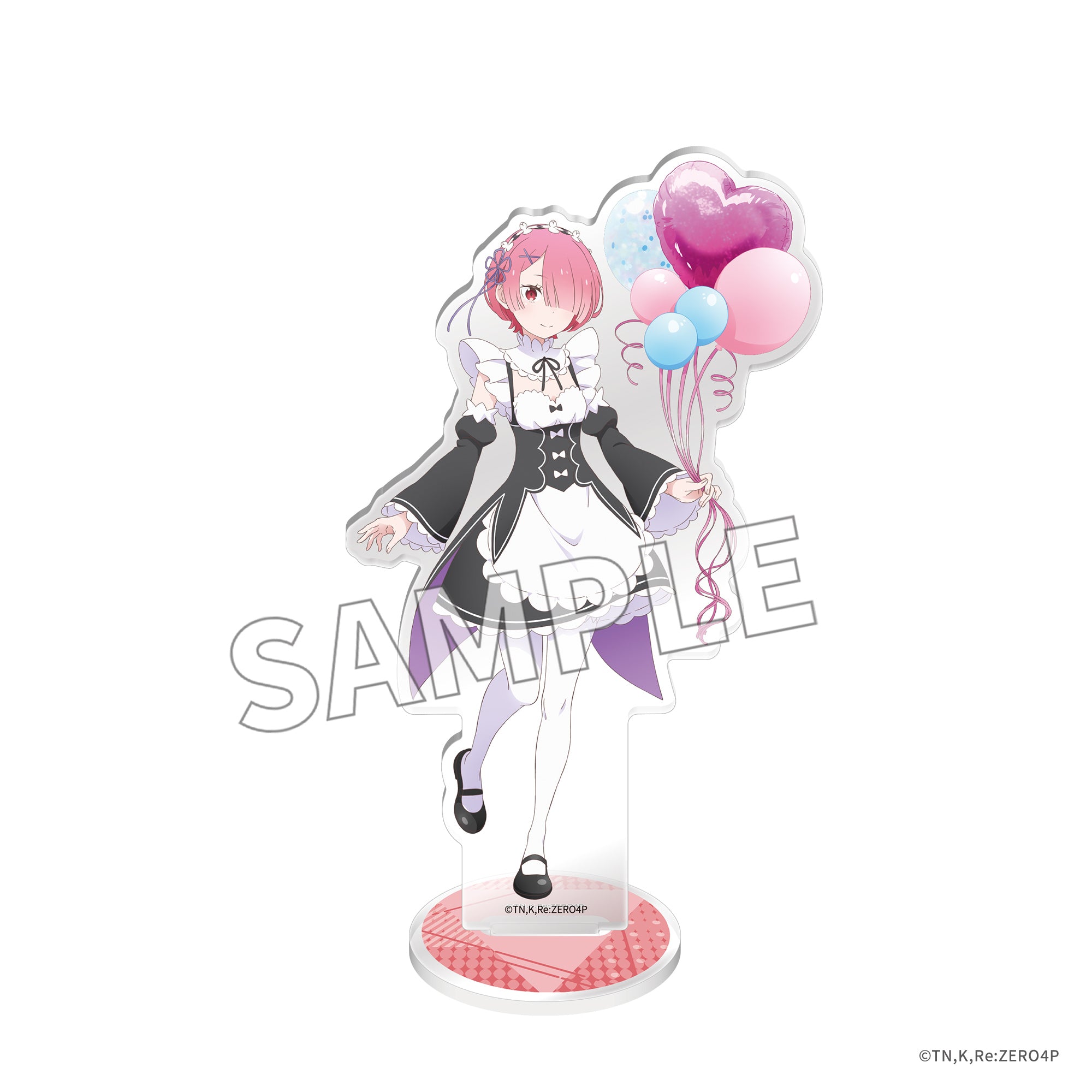 (Goods - Acrylic Stand) Re:ZERO -Starting Life in Another World- Acrylic Stand  Flower ＆ Balloon ver. - Ram