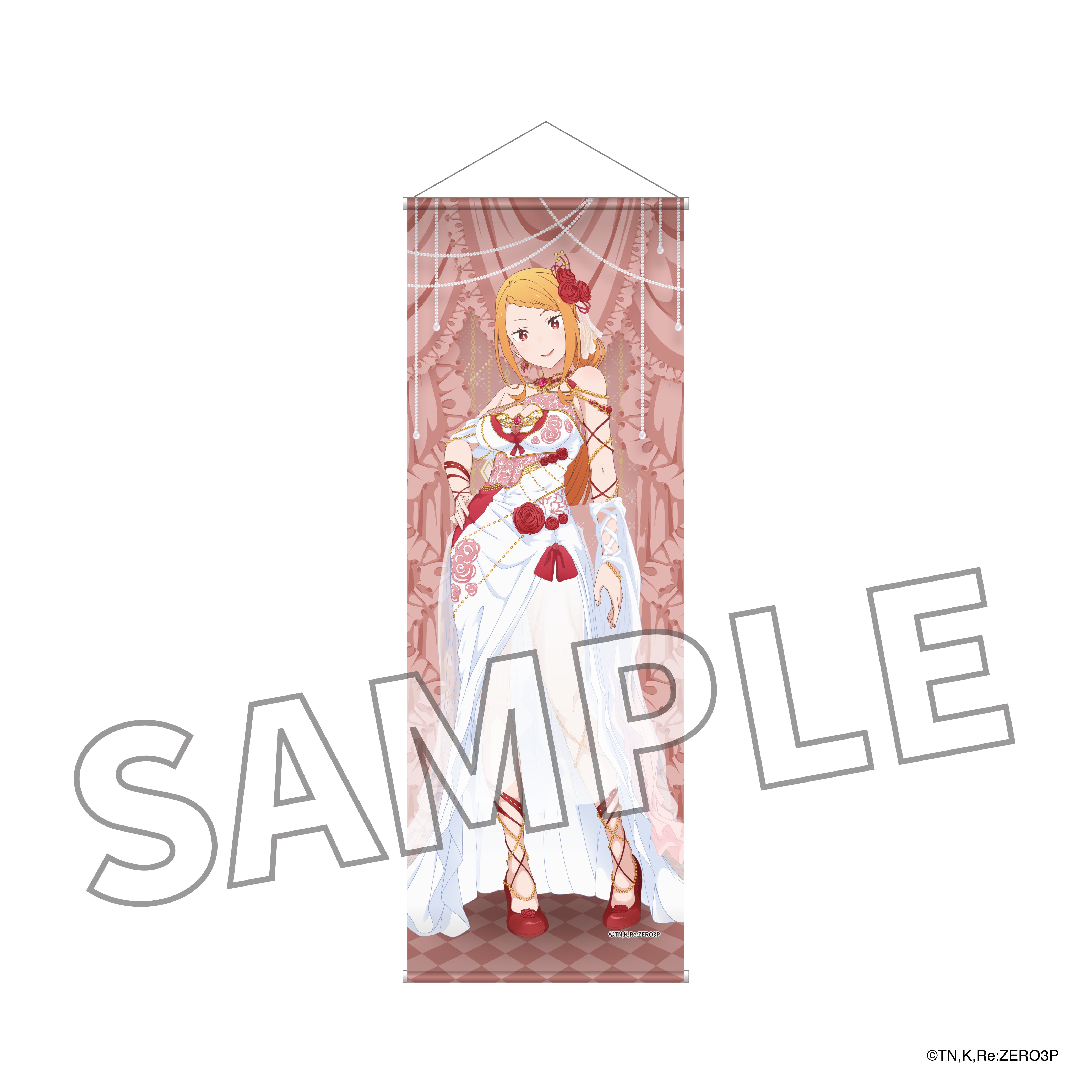 (Goods - Tapestry) Re:ZERO - Starting Life in Another World B2 Half-sized Tapestry Wedding ver. Priscilla