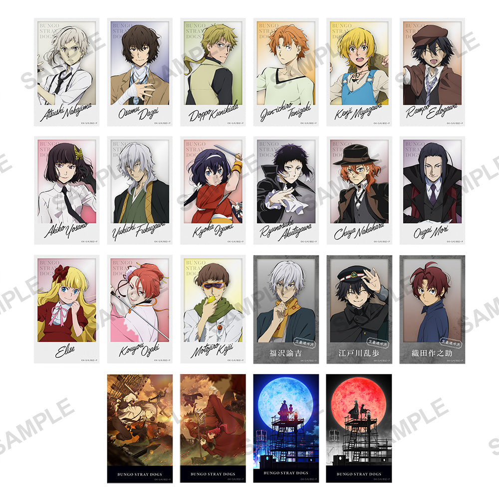 (1BOX=11)(Goods - Card) [Resale] 文豪ストレイドッグス Mini Photo-style Illustrations Collection PACK