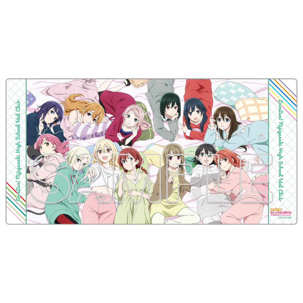 (Goods - Mat) Love Live! Nijigasaki High School Idol Club Desk Mat Slumber Party Mode Ver.