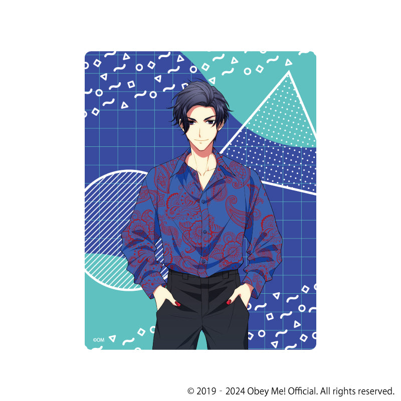 (1BOX=7)(Goods - Card) Obey Me! Acrylic Card 03 - Retro Fashion Ver. (feat. Exclusive Art)