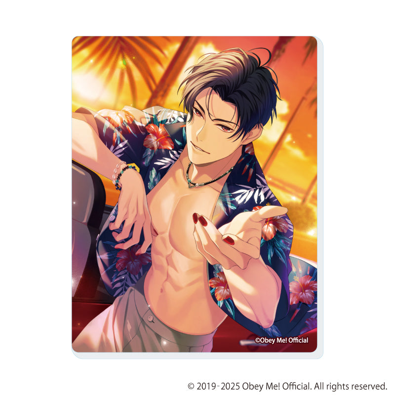 (1BOX=7)(Goods - Card) Obey Me! Nightbringer Acrylic Card 09 (Official Art)