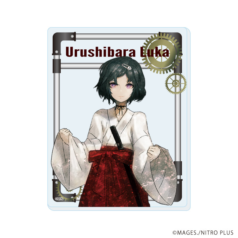 (1BOX=8)(Goods - Card) STEINS;GATE Acrylic Card 01 (Official Art)