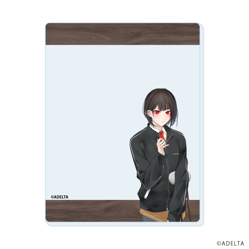 (1BOX=8)(Goods - Card) Owen (Ooe) Acrylic Card 02 School Ver. (feat. Exclusive Art)