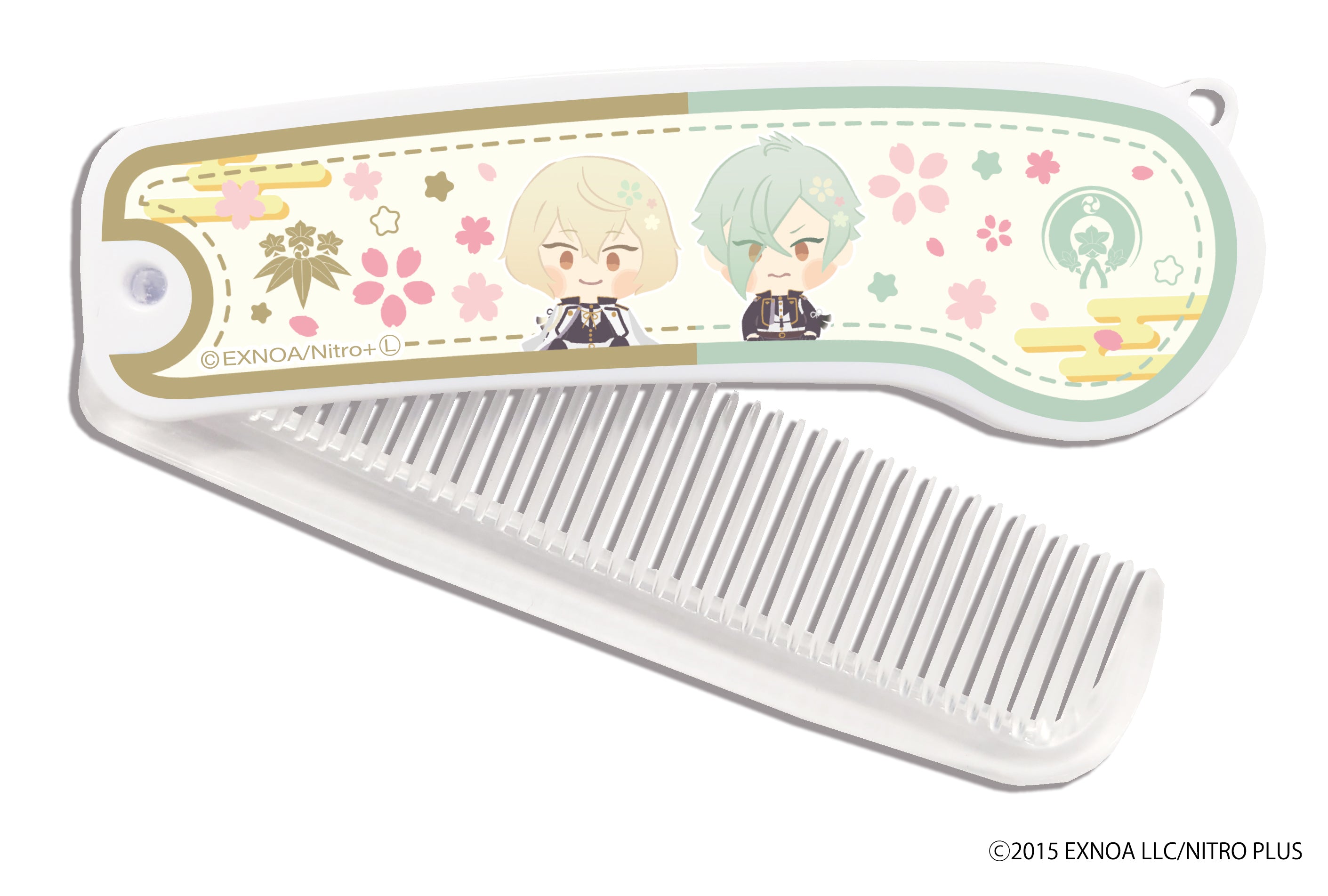 (Goods - Comb) Folding Comb Wanpaku! Touken Ranbu 03 - Genji