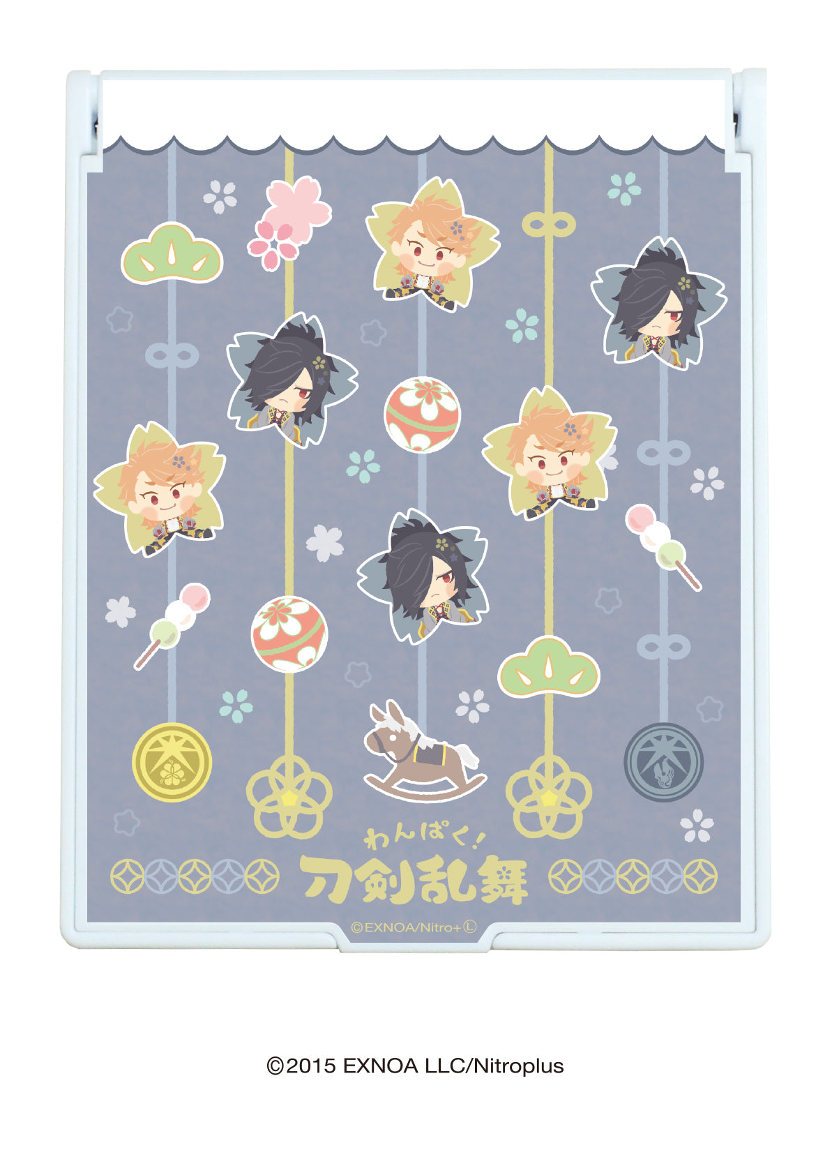 (Goods - Mirror) Jumbo Mirror Wanpaku! Touken Ranbu 05 - Miike