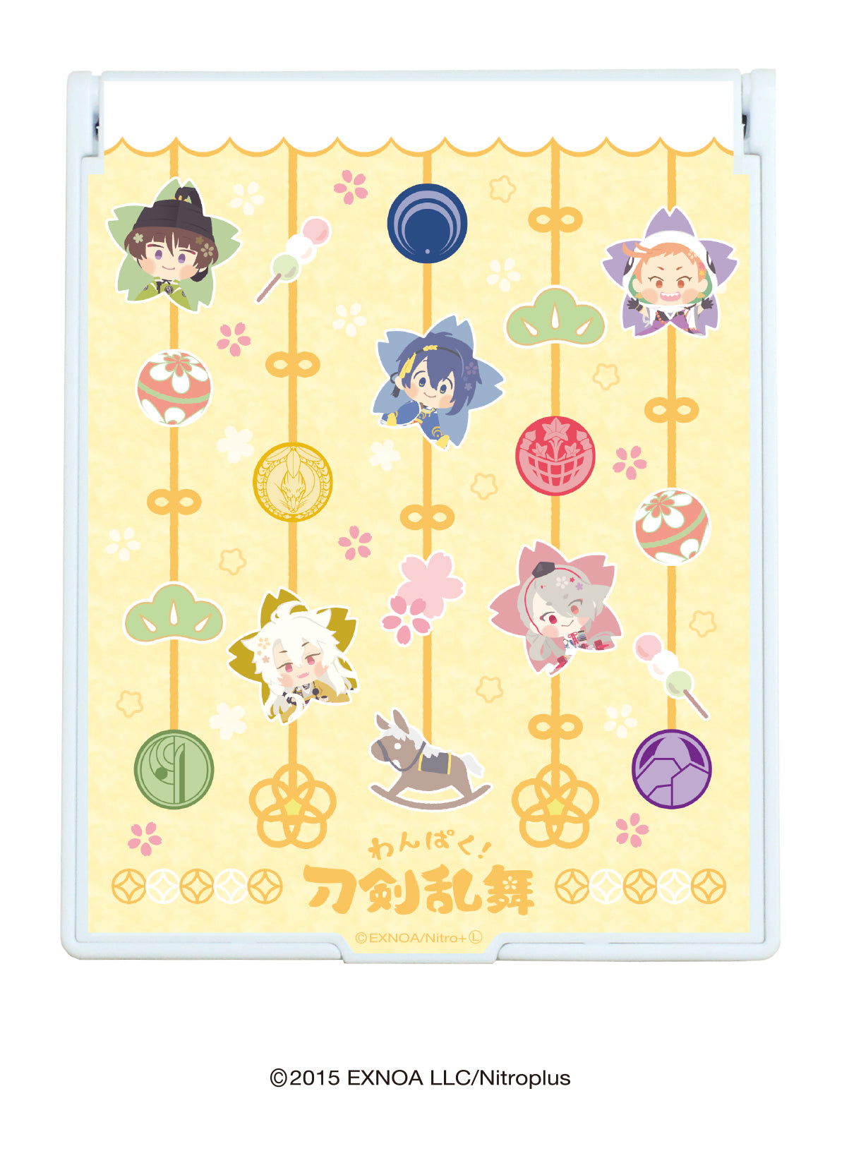 (Goods - Mirror) Jumbo Mirror Wanpaku! Touken Ranbu 08 - Sanjou