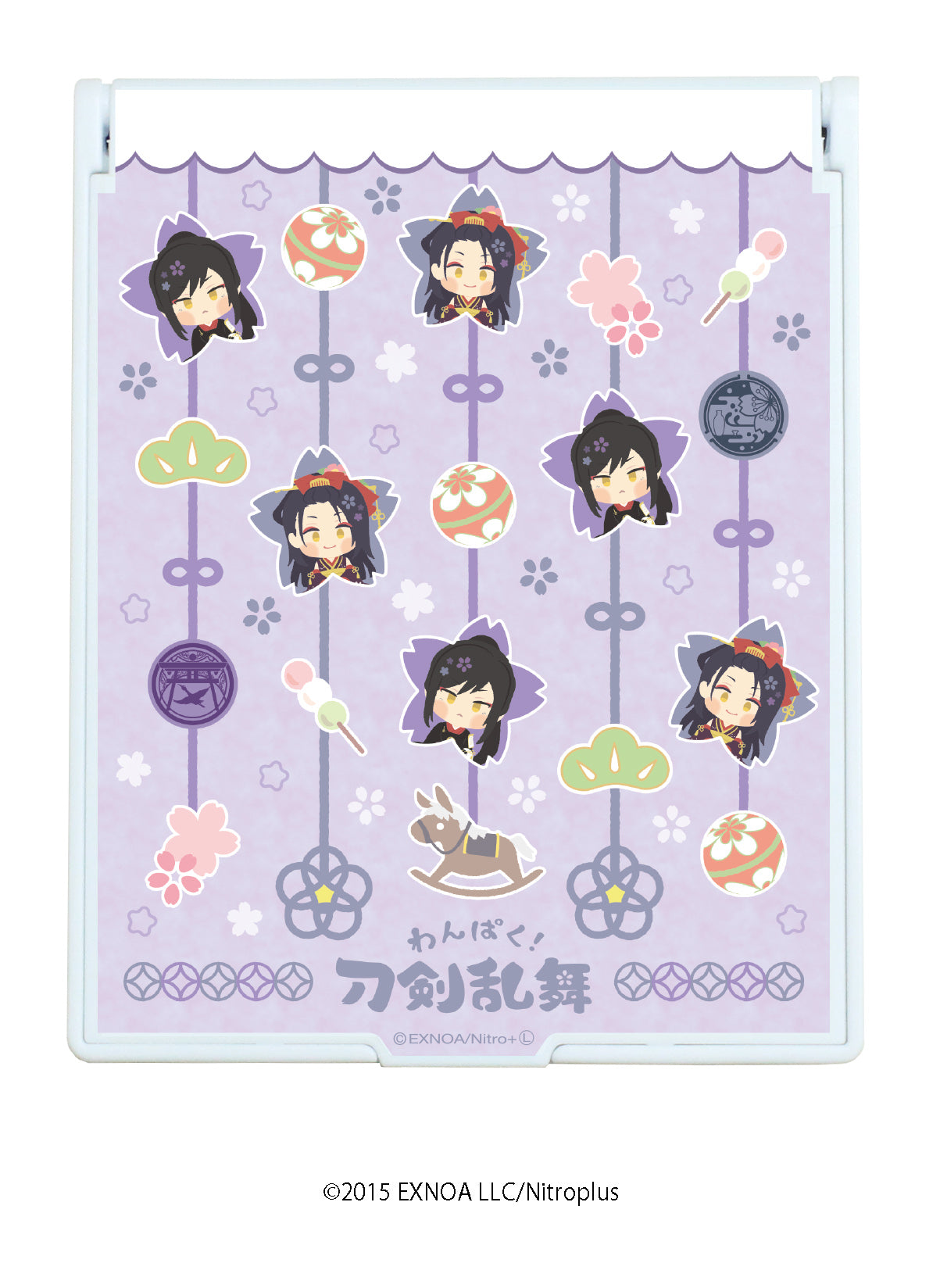 (Goods - Mirror) Jumbo Mirror Wanpaku! Touken Ranbu 13 - Ootachi Brothers