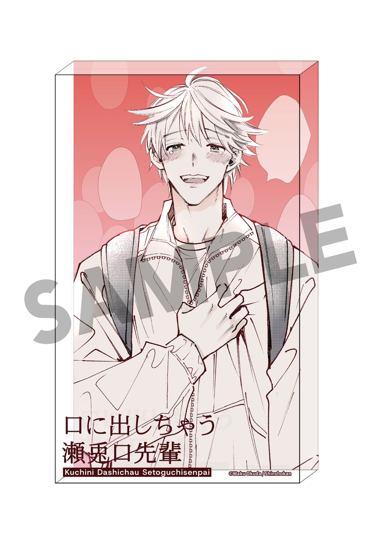 (Goods - Ornament) Setoguchi senpai blurts things out Acrylic Block E