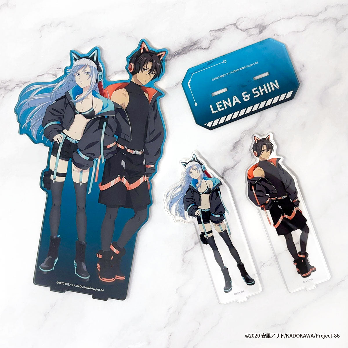 (Goods - Acrylic Stand) 86 EIGHTY-SIX x COLLABOCAFEHONPO BLANC 2025 BIG Acrylic Stand