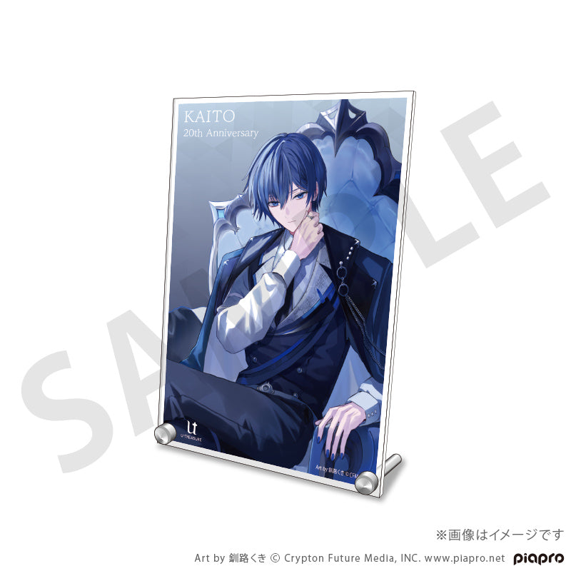 (Goods - Board) Piapro Characters KAITO 20th Anniversary B6 Acrylic Panel