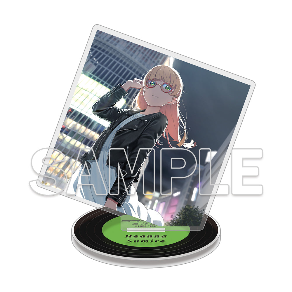 (Goods - Acrylic Stand) Love Live! Superstar!! Square Acrylic Plate & Tin Badge Set ~Behind the ”Aspire”~ - Sumire Heanna