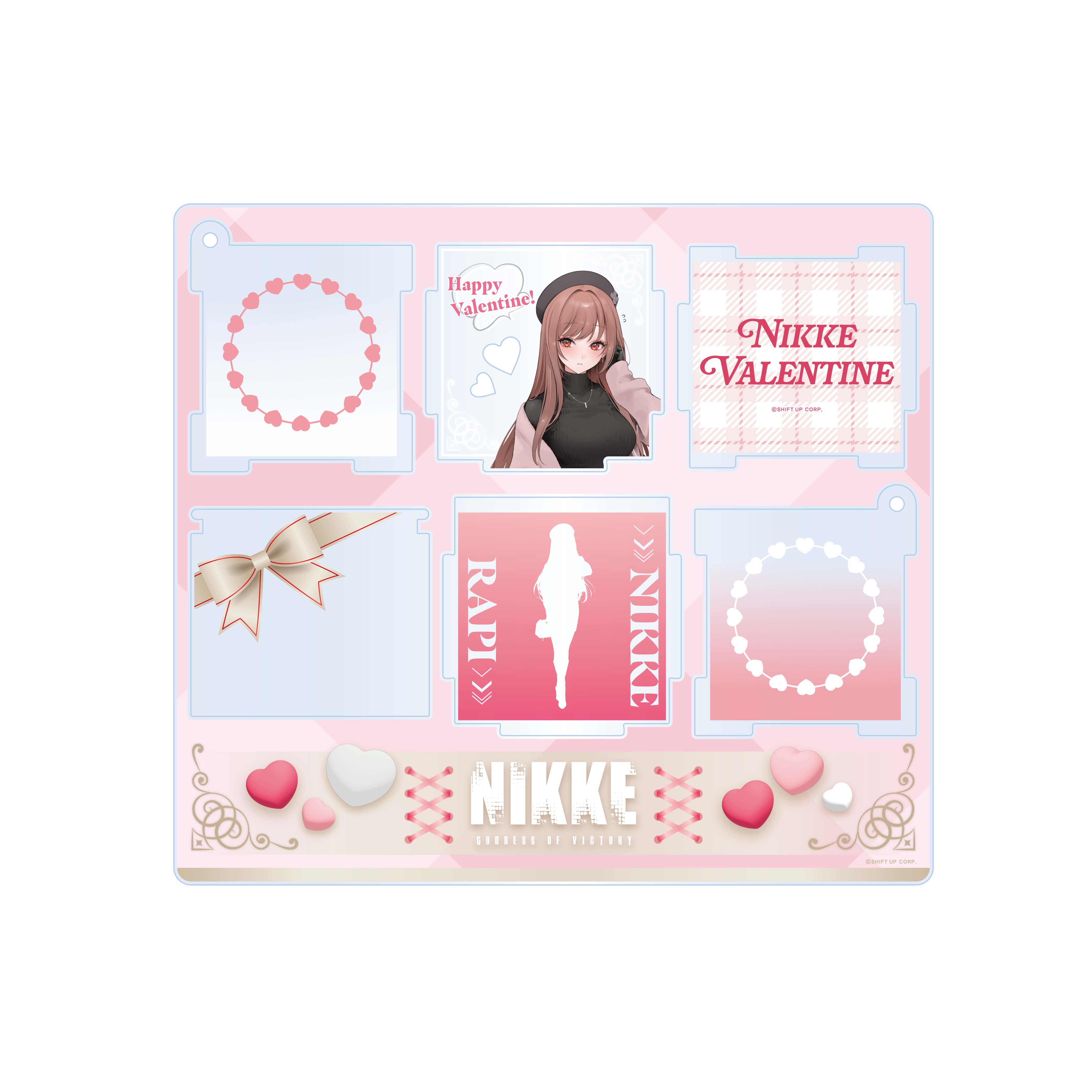 (Goods - Acrylic Box) GODDESS OF VICTORY: NIKKE Assemble Acrylic Box Rapi Valentine 2024 Ver.