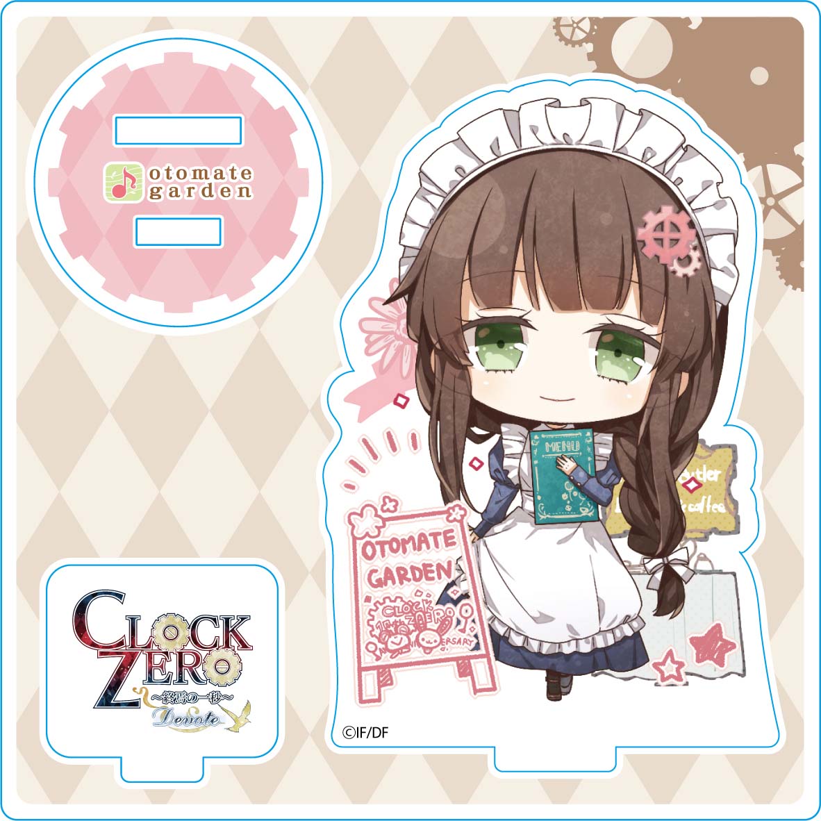 (Goods - Acrylic Stand) Otomate Garden Chibi Character Acrylic Stand 2023_178 Nadeshiko Kuroh (CLOCK ZERO)