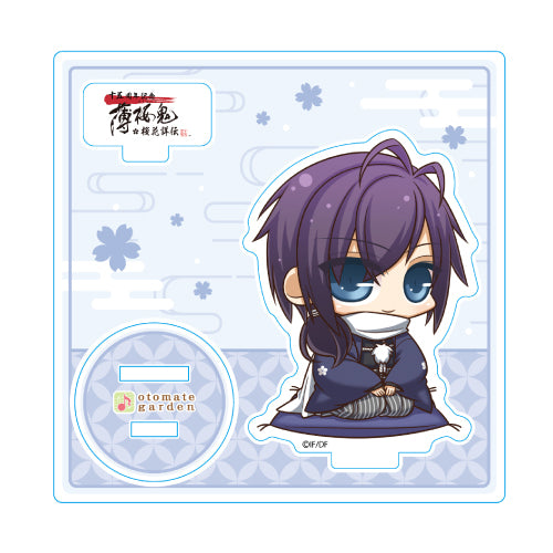 (Goods - Stand Pop) Otomate Garden Mini Chara Acrylic Stand 2023_216 Hakuoki 15th Anniversary Hajime Saito