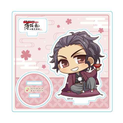 (Goods - Stand Pop) Otomate Garden Mini Chara Acrylic Stand 2023_225 Hakuoki 15th Anniversary Ryoma Sakamoto