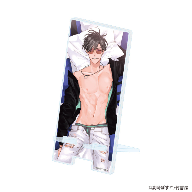 (Goods - Stand Pop) Bosco Takasaki SmaChara Stand 03 - Torokeru Kuchibiru Blue