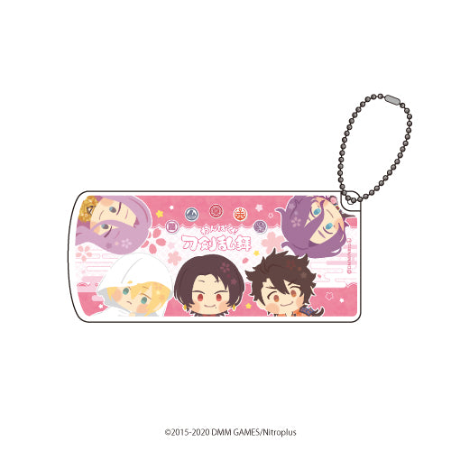 (Goods - Case) Sliding Accessory Case Wanpaku! Touken Ranbu 02 - Starter Swords