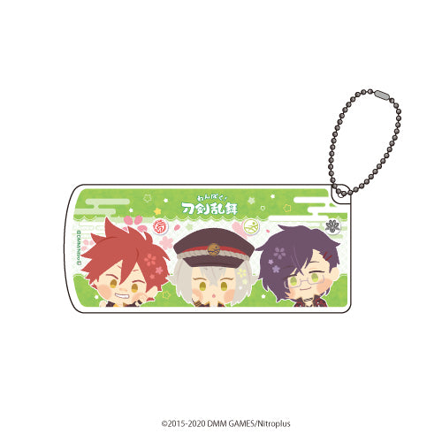 (Goods - Case) Sliding Accessory Case Wanpaku! Touken Ranbu 04 - Rai School