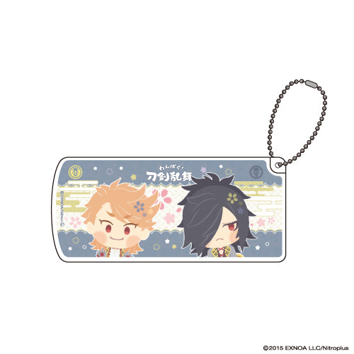 (Goods - Case) Sliding Accessory Case Wanpaku! Touken Ranbu 06 - Miike