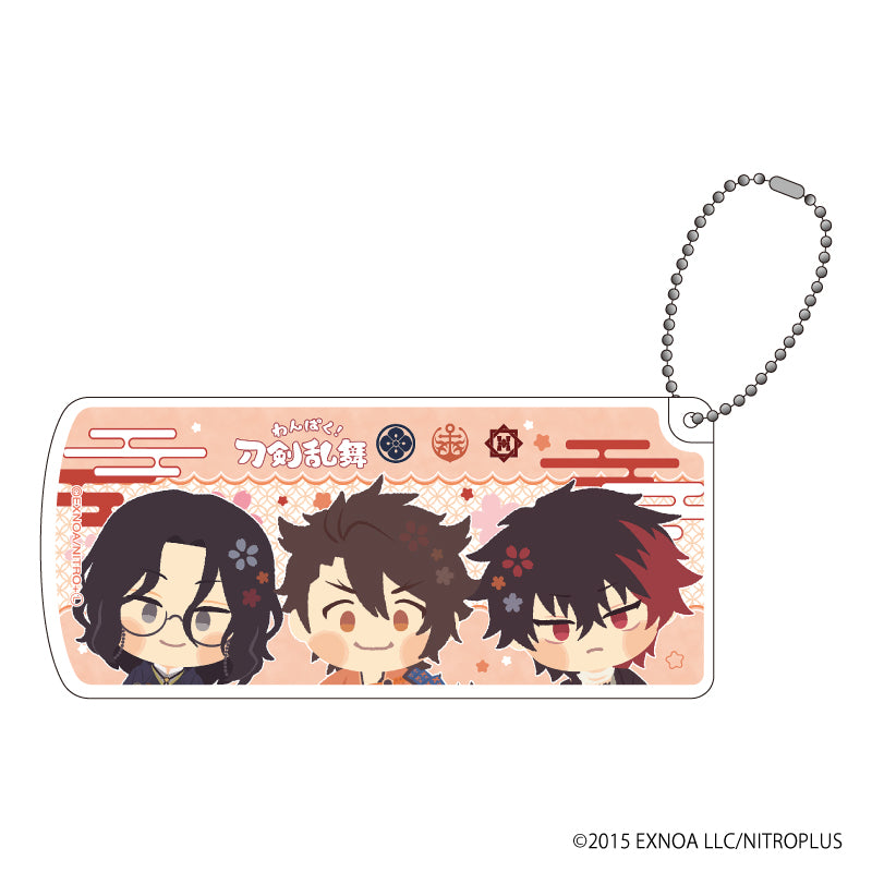 (Goods - Case) Sliding Accessory Case Wanpaku! Touken Ranbu 18 - Mutsunokami Yoshiyuki & Nankaitarou Chouson & Hizen Tadahiro