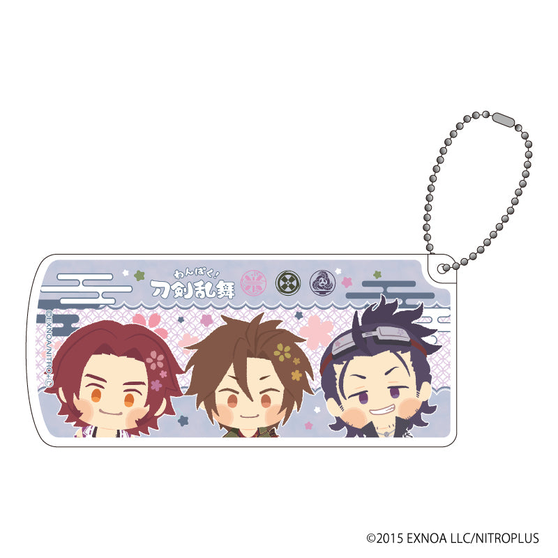 (Goods - Case) Sliding Accessory Case Wanpaku! Touken Ranbu 19 - Tonbokiri & Nihongou & Otegine