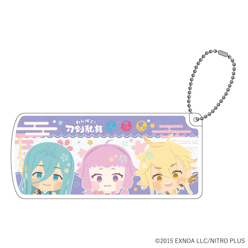 (Goods - Case) Sliding Accessory Case Wanpaku! Touken Ranbu 21 - Chiyoganemaru & Chatannakiri & Chiganemaru