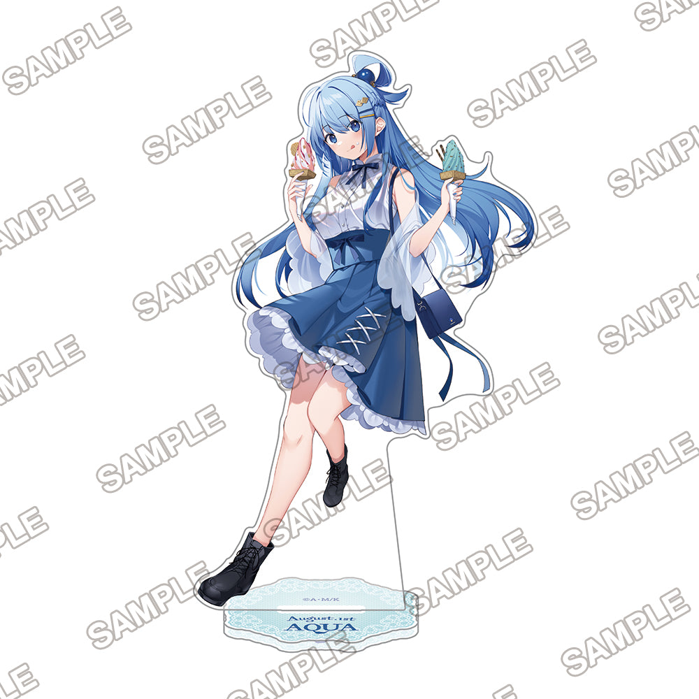 (Goods - Acrylic Stand) [Resale] KonoSuba: God’s Blessing on This Wonderful World! Birthday Celebration 2023: Newly Drawn Acrylic Stand (Aqua)