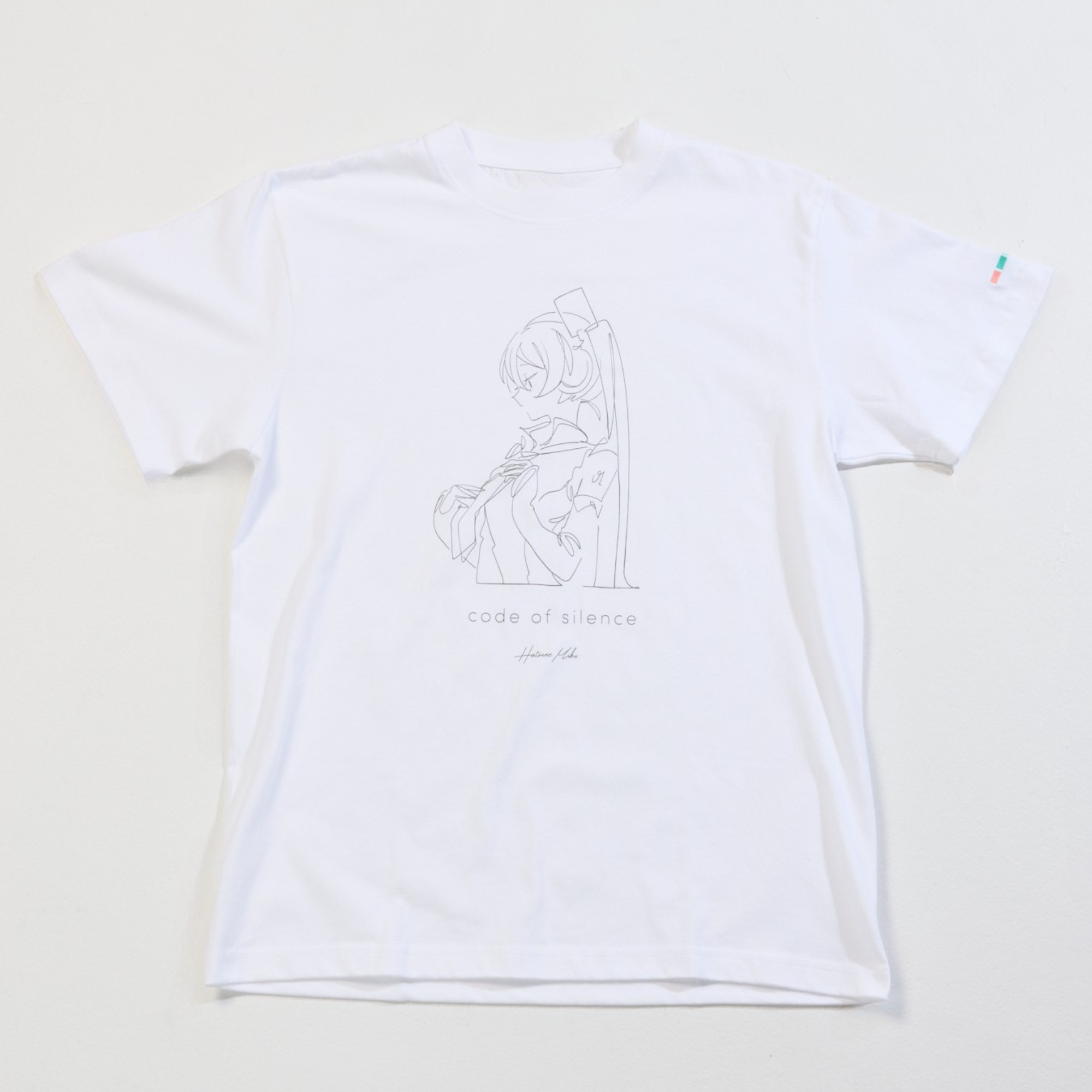 (Goods - Shirt) Hatsune Miku T-Shirt "code of silence"
