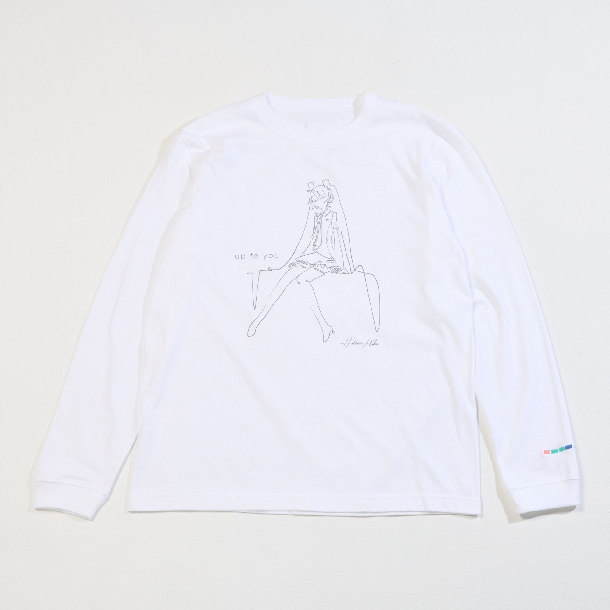 (Goods - Shirt) Hatsune Miku Long Sleeve T-Shirt "up to you"