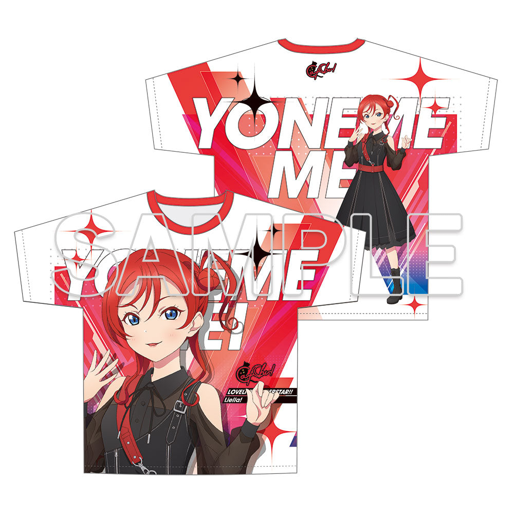 (Goods - Shirt) Love Live! Superstar!! Full Graphic T-shirt Music-Talk-Teamwork! Prime Adventure!! Ver. Mei Yoneme