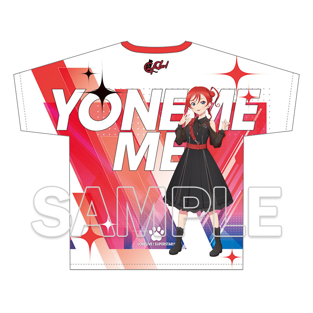 (Goods - Shirt) Love Live! Superstar!! Full Graphic T-shirt Music-Talk-Teamwork! Prime Adventure!! Ver. Mei Yoneme