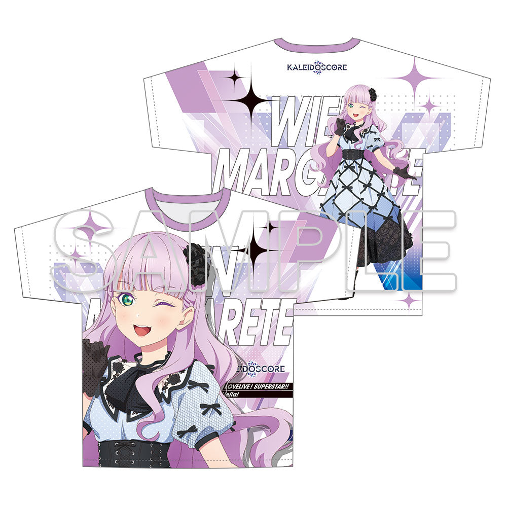 (Goods - Shirt) Love Live! Superstar!! Full Graphic T-shirt Music-Talk-Teamwork! Prime Adventure!! Ver. Wien Margarete